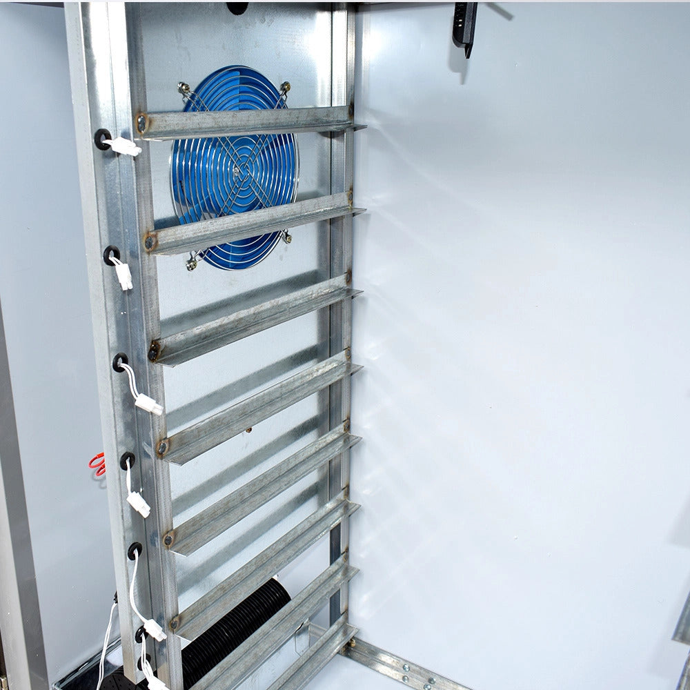 Incubator profesional ZEP UNITEH 500 pentru oua, capacitate foarte mare, control digital, intoarcere automata, ovoscop integrat