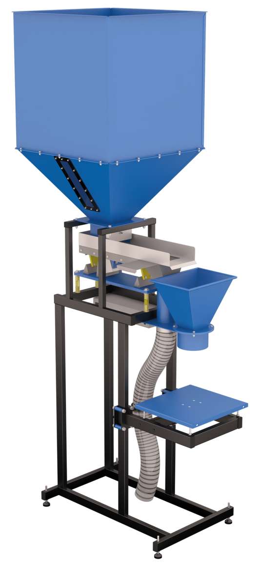 Dozator cu cantar FS-75+ profesional, buncar 400 L, 0.15–40 kg, productivitate 1.5 t/h