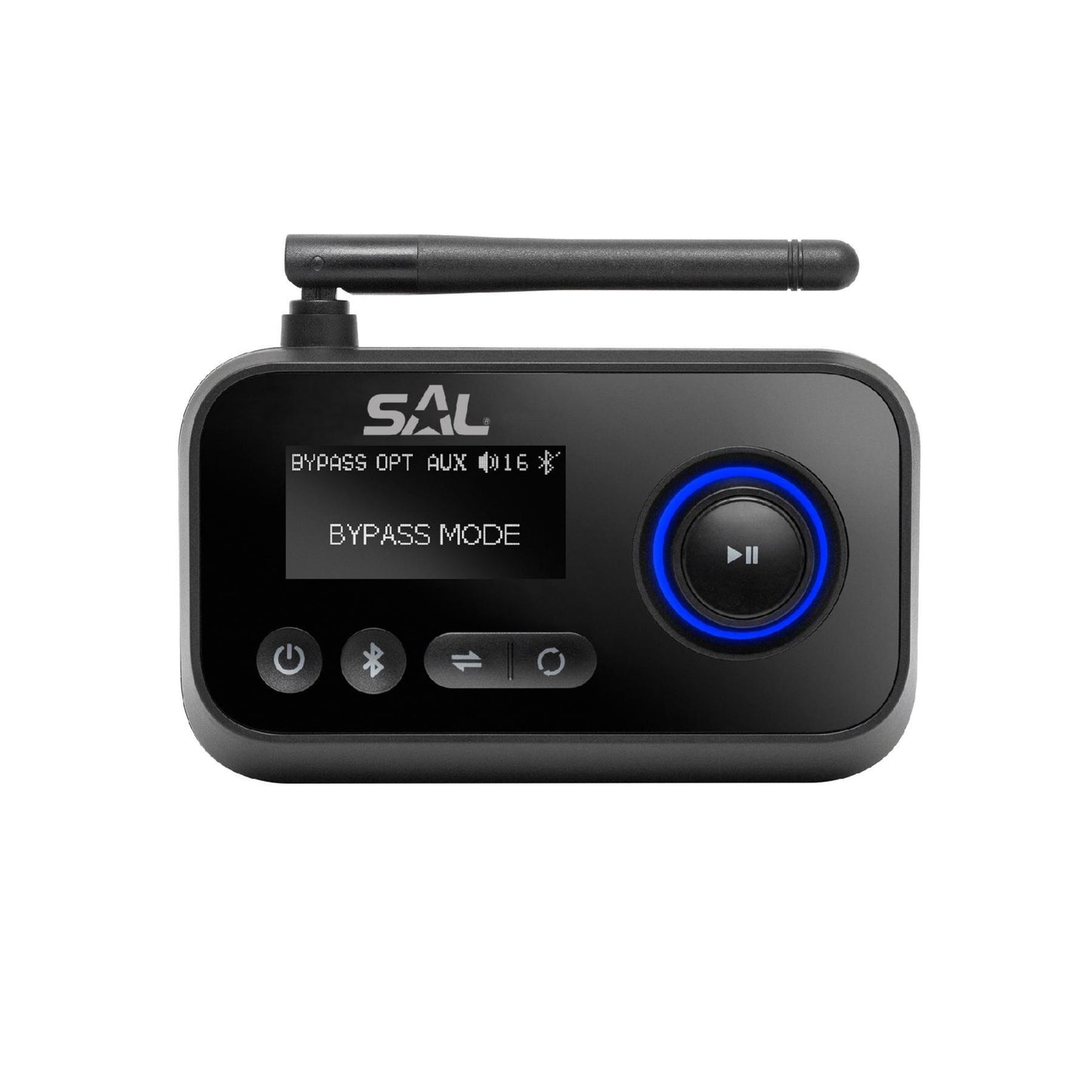 Adaptor Bluetooth audio HiFi BTRC 1000, DAC, emisie si receptie, ByPass, ecran, conexiune duala, USB-C