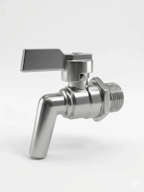 Butoi inox 80L ZEP, AISI 304 Italia, capac clamp  si garnitura, cadou robinet inox 1/2