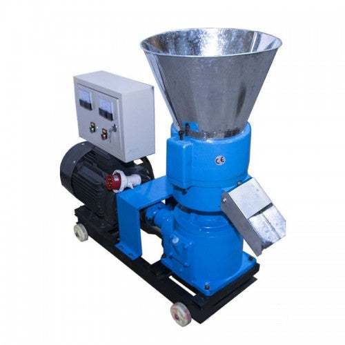 Granulator furaje  ZEP KL-250  cu 3 matrite si motor 11 kW, productie pana la 400 kg/ora