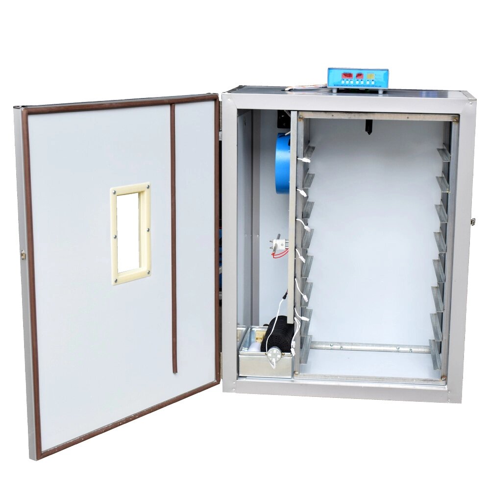 Incubator profesional ZEP UNITEH 500 pentru oua, capacitate foarte mare, control digital, intoarcere automata, ovoscop integrat