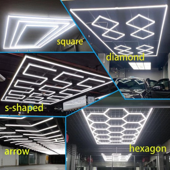 Hexagon LED Honeycomb T5, 48W, 568mm, IP20