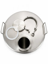 Butoi inox 80L ZEP, AISI 304 Italia, capac clamp  si garnitura, cadou robinet inox 1/2