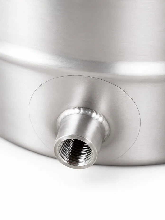 Butoi inox 80L ZEP, AISI 304 Italia, capac clamp  si garnitura, cadou robinet inox 1/2