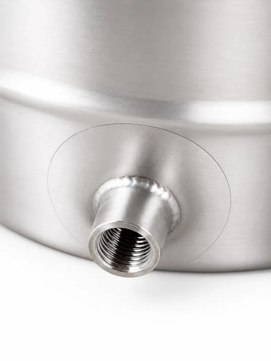 Butoi inox 80L ZEP, AISI 304 Italia, capac clamp  si garnitura, cadou robinet inox 1/2