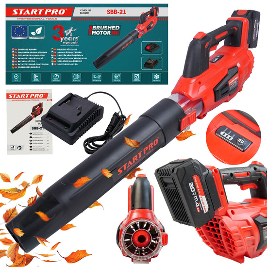 Suflanta frunze StartPro SBB-21, 20V, 160 km/h, 335 CFM