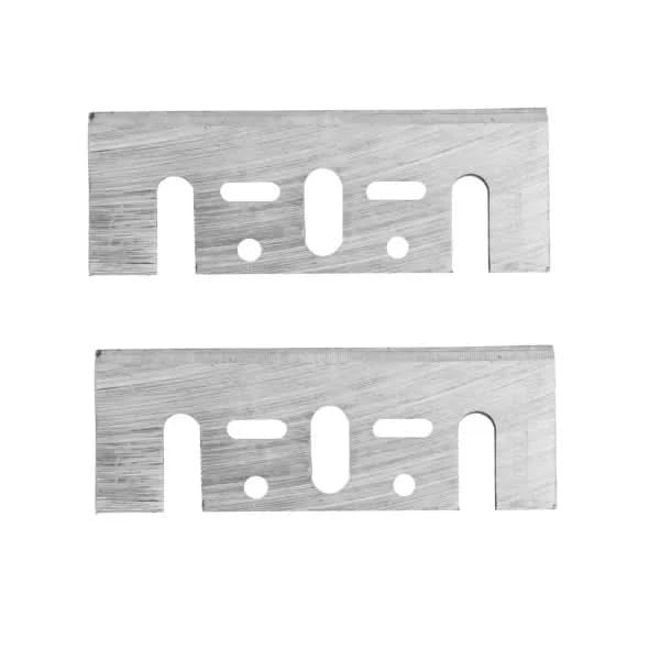 Set lame ROTOR 82mm HSS pentru rindea electrica 2 bucati