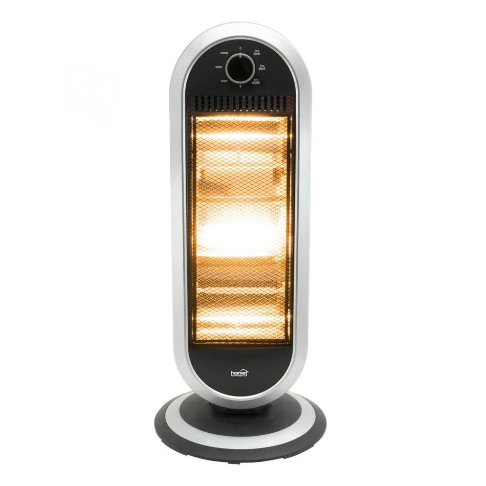 Radiator halogen FK 231, 1200W, 3 trepte de incalzire, oscilatie, oprire automata la rasturnare, incalzire rapida, design compact