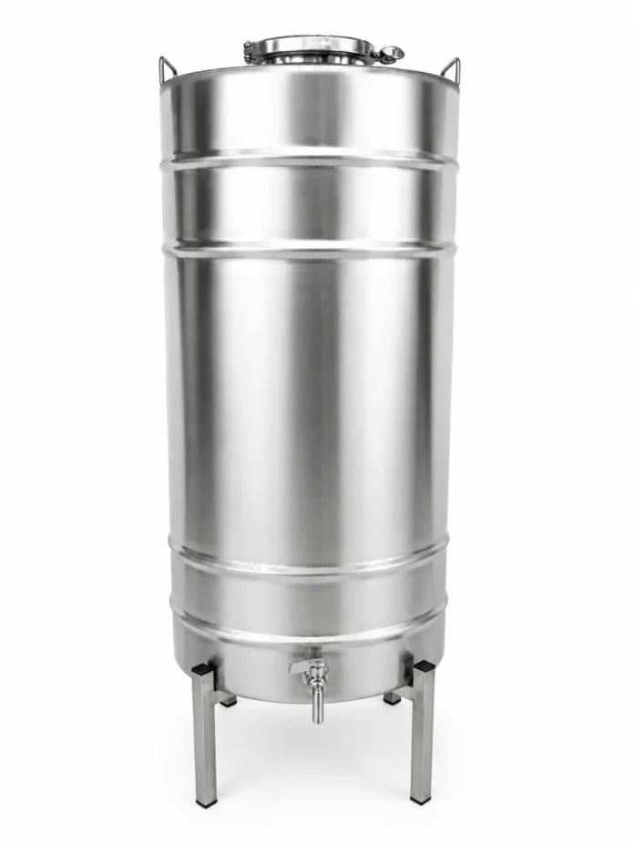 Butoi inox ZEP 105L, AISI 304 Italia, capac clamp si garnitura, cadou robinet inox 1/2