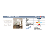 Lustra LED PALLAS 72W, 4 Brate, 370x89 mm, 3 Culori, IR