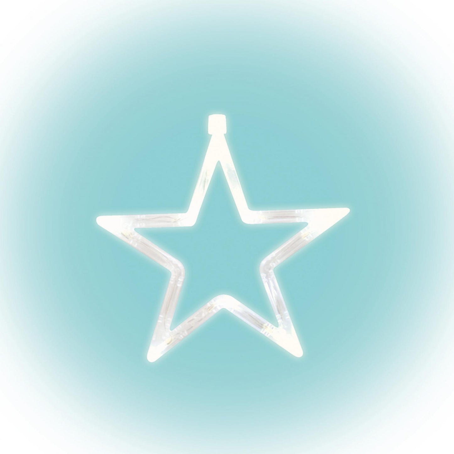 Decor Fereastra LED Alb Cald, 8 LED-uri, pe Baterii, KID411