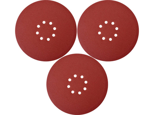 Discuri abrazive pentru slefuitor pereti 225 mm P60, slefuire grosiera, set durabil
