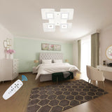 Lustra LED PALLAS 72W, 4 Brate, 370x89 mm, 3 Culori, IR