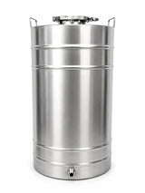Butoi inox ZEP 105L, AISI 304 Italia, capac clamp si garnitura, cadou robinet inox 1/2