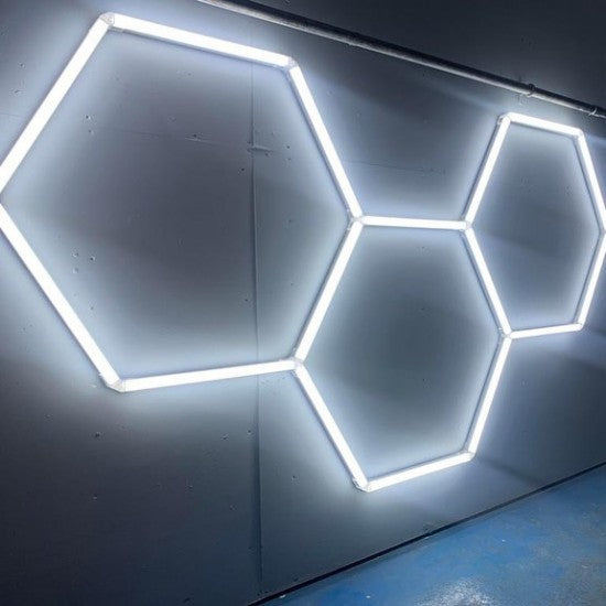 Set 3 Hexagoane LED Honeycomb T5, 96W, 568mm, IP20