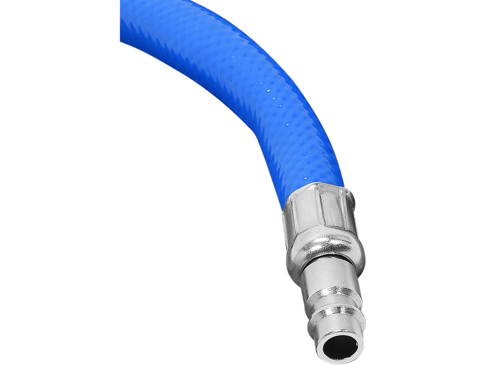 Furtun aer comprimat armat 10 mm x 10 m, 2 Mpa, PVC rezistent, cu cuple rapide