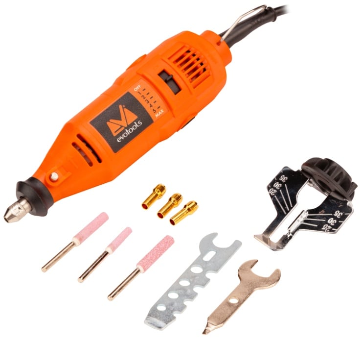 Ascutitor Lant Motoferastrau EvoTools ES105, 105 W, 28000 rpm