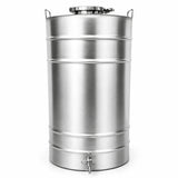 Butoi inox ZEP 105L, AISI 304 Italia, capac clamp si garnitura, cadou robinet inox 1/2