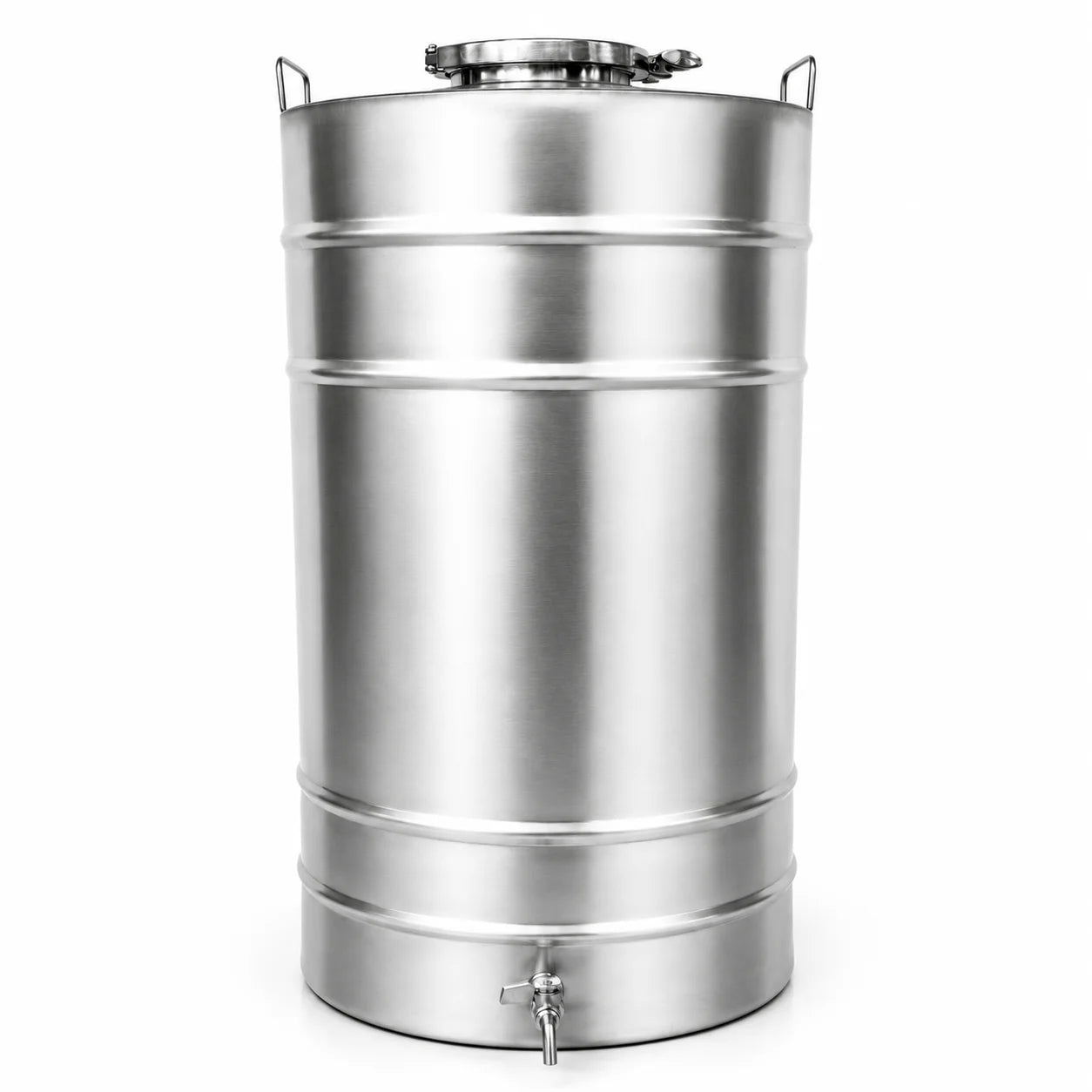 Butoi inox ZEP 105L, AISI 304 Italia, capac clamp si garnitura, cadou robinet inox 1/2