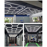 Set 3 Hexagoane LED Honeycomb T5, 96W, 568mm, IP20