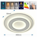 Plafoniera LED Deimos 65W, 4900lm, 400x50mm