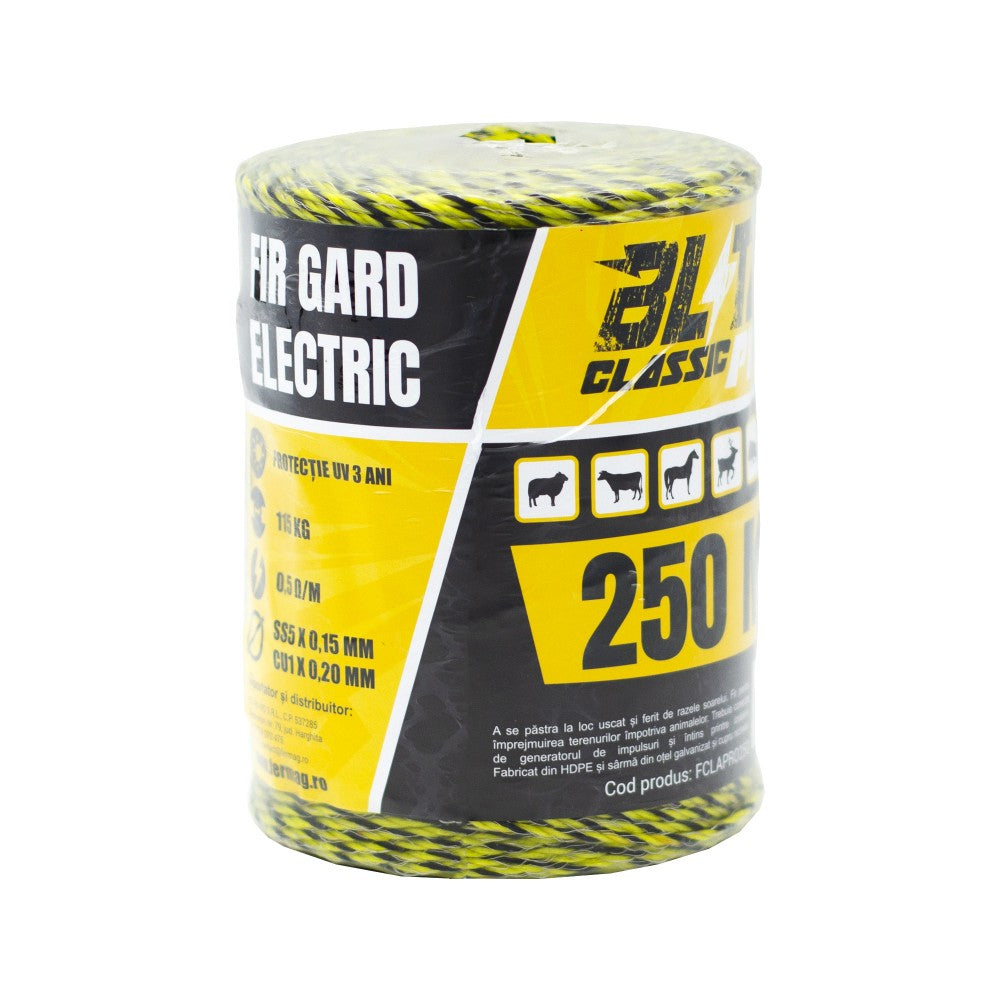 Fir gard electric PROFESIONAL Blitz Classic Pro 250m, 0.5Ω/m