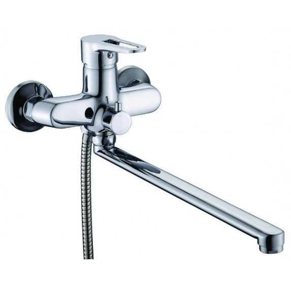 Baterie cada dus DIONIS DUB3-402, monocomanda, cartus ceramic 40 mm, montaj pe perete, finisaj lucios