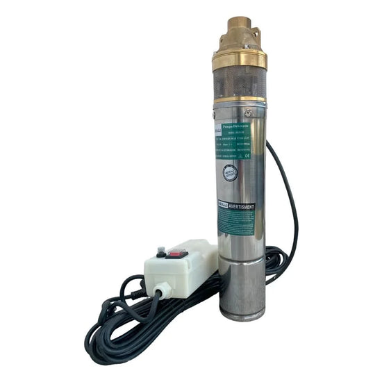 Pompa submersibila Profesionala 1500W 100m 2950l/h Brillo 4SKM-150 cu panou