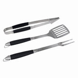 Set ustensile pentru gratar 3 piese KLUGMEISTER KYBBQ03N, spatula + cleste + furculita