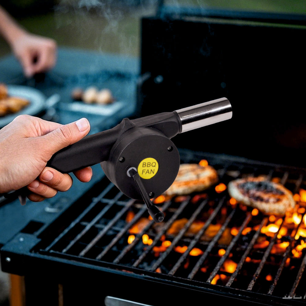 Suflanta manuala pentru gratar KLUGMEISTER KY4891, plastic + duza metalica