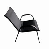 Set mobilier terasa/gradina KLUGMEISTER KJFT078, o canapea + doua scaune + o masa, culoare neagra