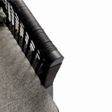 Set mobilier terasa/gradina KLUGMEISTER KJFT3407, 4 piese cu cadru de aluminiu, perne incluse, culoare gri