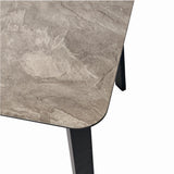 Set mobilier terasa/gradina KLUGMEISTER KJFT3407, 4 piese cu cadru de aluminiu, perne incluse, culoare gri