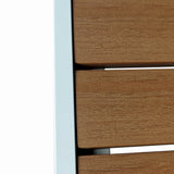 Set mobilier terasa/gradina KLUGMEISTER KJFA003, coltar 5 locuri si masa cu cadru de aluminiu, culoare gri