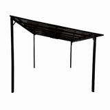 Pergola pentru terasa/gradina din otel si aluminiu KLUGMEISTER KJF5092, 360x300x250/190 cm, culoare gri