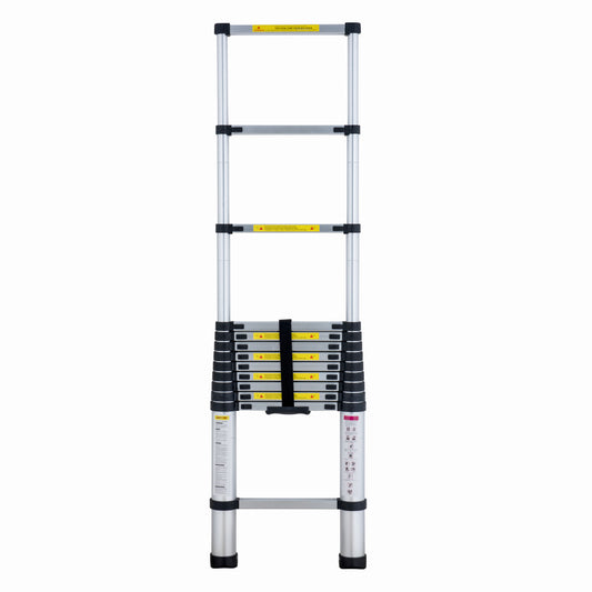 Scara telescopica din aluminiu ZEP TOOLS JL-101-3.8, 13 trepte, 3.8 metri, greutate maxima 150 kg