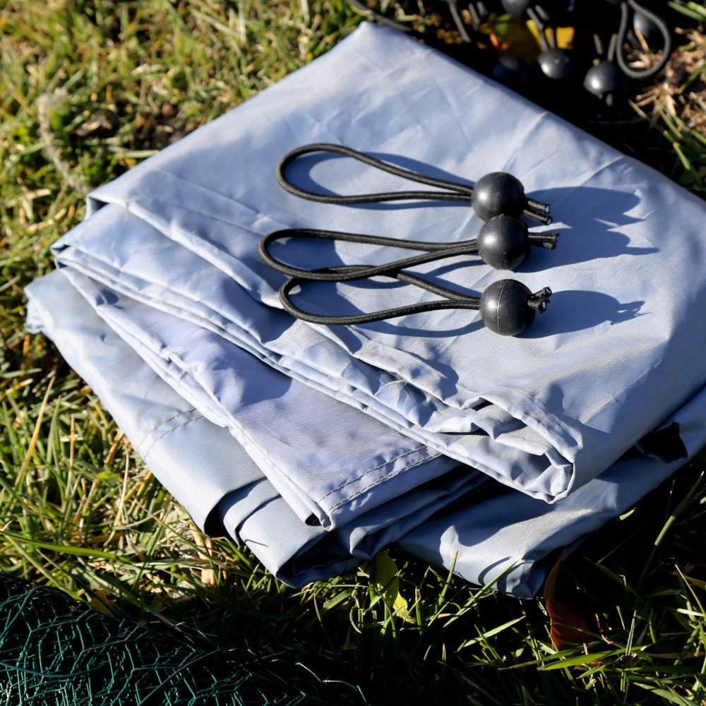 Tarc exterior pasari 6 m², 200x300x195 cm, otel galvanizat, plasa 0.7 mm, acoperis impermeabil