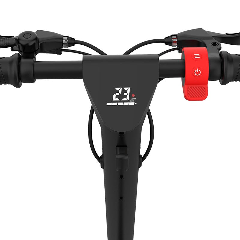 Trotineta electrica Kixin X9 Plus, motor 500W, baterie 36V 15.6Ah, autonomie 70 km, viteza 40 km/h, roti 10 inch, sarcina 100 kg