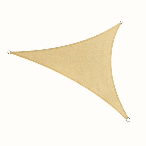 Umbrar / prelata soare triunghi ZEP, PE, 3.6 x 3.6 x 3.6 m, 180 g/mp, bej, protectie UV