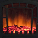 Semineu electric FKK 15, 2000W, efect flacara reala, 2 trepte incalzire, termostat mecanic, protectie supraincalzire, negru