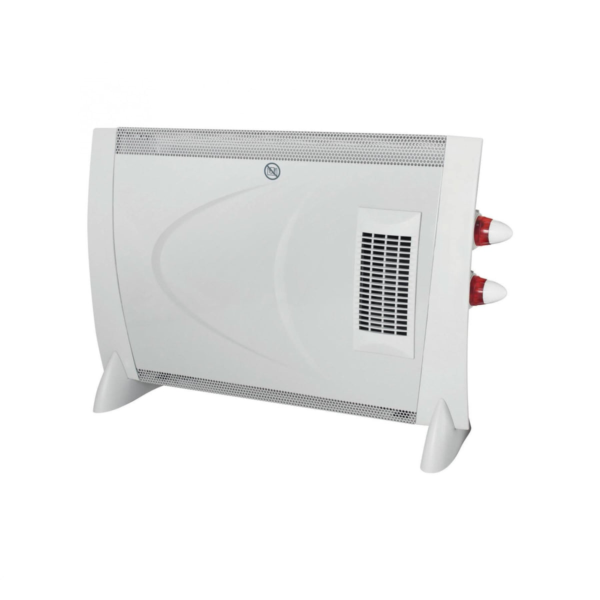Convector electric cu ventilator Home ZEP FK 190 Turbo, 2000W, 2 trepte de incalzire, termostat mecanic, pentru podea