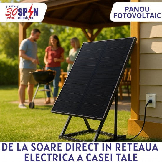 Kit Panou Solar Plug &amp; Play 800W, 1500V, 25A, 1722 x 1134 x 35 mm