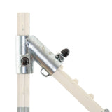 Set inceput gard T-post 2 conectori 6 suruburi 6 piulite 4 capace plastic