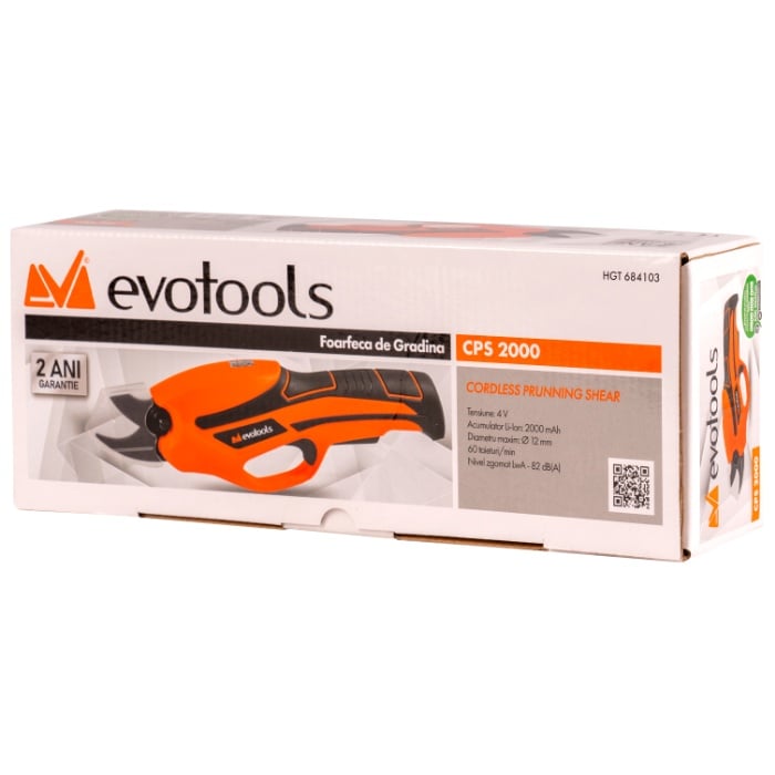 Foarfeca Crengi EvoTools CPS2000, 4V, taiere 12 mm