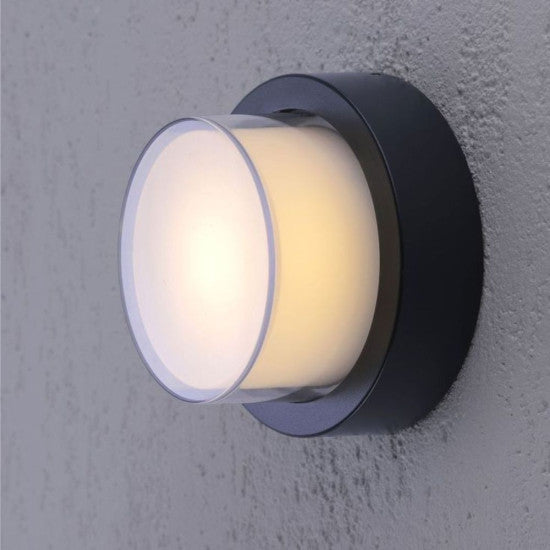 Aplica LED exterior, 12W, 1080 lm, Ø160x100 mm