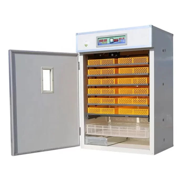 Incubator industrial automat ZEP UNITEH 1056 pentru oua, capacitate foarte mare, control digital, intoarcere automata, ovoscop integrat