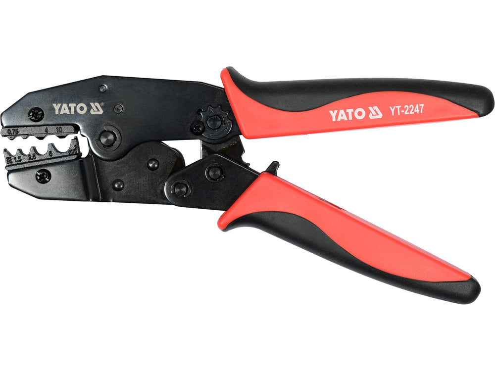 Cleste sertizat conectori 1.5-10mm² YT-2247 – Precizie si rezistenta anti-coroziva