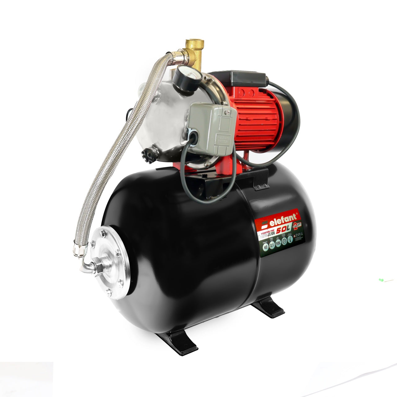 Hidrofor Elefant AUTOJS100, 550W, 50L Vas Expansiune, 42m Înălțime Maximă, 35L/min Debit