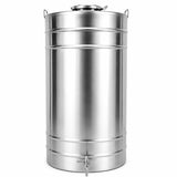 Butoi INOX 150L, AISI 304, capac clamp, robinet INOX